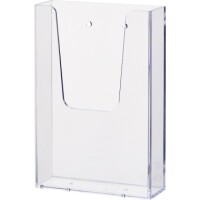 Helit H2350002 Wandprospekthalter 1/3 A4 1Fach transparent