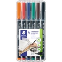 Staedtler 318WP Folienstift Lumocolor F permanent Pack
