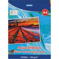 Stylex 28690 Aquarellblock A4 185g / 24Blatt