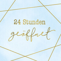 Hartung 55321 Magnet 7x7cm "24 Stunden...
