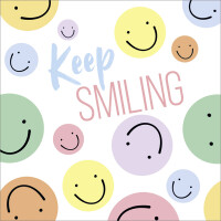 Hartung 65519 Magnet 7x7cm "Keep smiling"