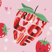 Brunnen 1041635522 Heftbox A4 Fruity Love rosa/rot 3