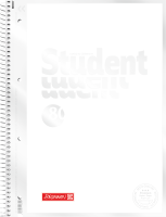 Brunnen 10-67927300 Collegeblock A4 Lin.27 white / 80Blatt