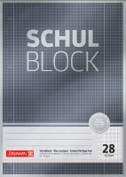 Brunnen 10-52628 Schulblock A4 Premium Lineatur 28 / 50Blatt