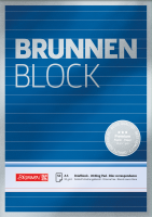 Brunnen 1052327 Briefblock A5 Premium liniert Lin. 21 /...