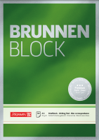 Brunnen 1052326 Briefblock A5 Premium blanco Lin. 6 /...