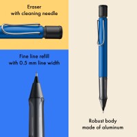 Lamy 1240720 Druckbleistift AL-star 0,5mm oceanblue (Modell 