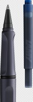 Lamy 1240210 Tintenroller safari roll ink (Modell 6E2) steel