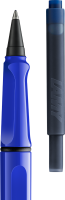 Lamy 1240186 Tintenroller safari roll ink (Modell 614) blau 