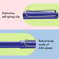 Lamy 1240186 Tintenroller safari roll ink (Modell 614) blau 