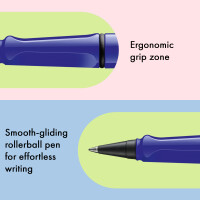 Lamy 1240186 Tintenroller safari roll ink (Modell 614) blau 