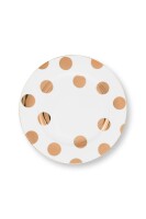 Pip Studio 51.001.486 Teller Dot delight white-gold 23cm