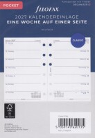 Filofax 27-68244 Pocket Kalendereinlage 1Woche/1Seite 2027