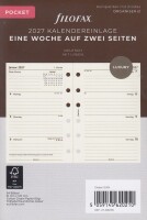 Filofax 27-68258 Pocket Kalendereinlage Luxury...