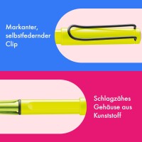 Lamy 1241857 Tintenroller safari Special Edition neongelb (M
