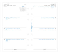 Filofax 27-68427 Personal Kalendereinlage Week on two...
