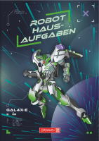 Brunnen 10-46807421 Hausaufgabenheft Robot Hero / 48Blatt