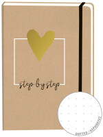 Hartung 63061 Notizbuch A5 dotted "step by...