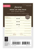 Filofax 27-68239 Pocket Kalendereinlage Luxury...