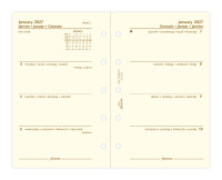 Filofax 27-68124 Mini Kalendereinlage Luxury 1Woche/2Seiten 
