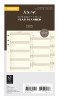 Filofax 28-68408 Personal Jahresplaner cotton cream 2028