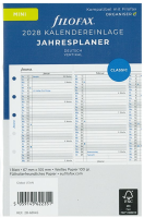 Filofax 28-68145 Mini Jahresplaner deutsch Classic 2028
