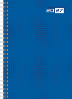 Rido 70-21007027 Buchkalender A5 blau Futura2...