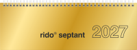 Rido 70-36121917 Tischkalender Septant gold...
