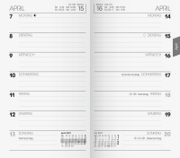 Brunnen 10-75800007 Kalendereinlage 9x15cm 1Seite/1Woche...
