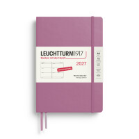 Leuchtturm 400201 Wochenkalender A5 Hardcover dusty rose...