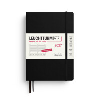 Leuchtturm 400157 Tageskalender A5 Hardcover black 2027
