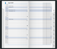 Brunnen 10-75328907 Taschenkalender 9x15cm 1Monat/2Seiten sc