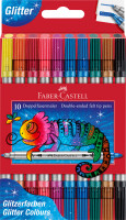 Faber-Castell 151107 Doppelfasermaler Duo Glitter...