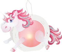 Heyda 20-4889190 Laternen-Bastelset "Einhorn" 2
