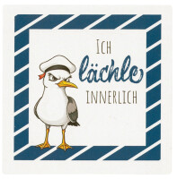 Hartung 67212 Magnet 7x7cm "Ich l&auml;chle...