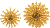 Heyda 20-3375708 Papier-Sterne Set natur/ 2St. 2