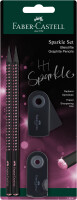 Faber-Castell 118296 Schreibset Sparkle Grip Midnight rose