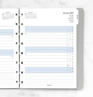 Filofax 27-15210 A5 Monatsplaner Notebook 2027 3