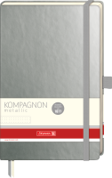 Brunnen 10-5554892 Kladde A5 Kopagnon metallic dotted silber